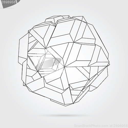 Image of Vector 3D concept illustration.