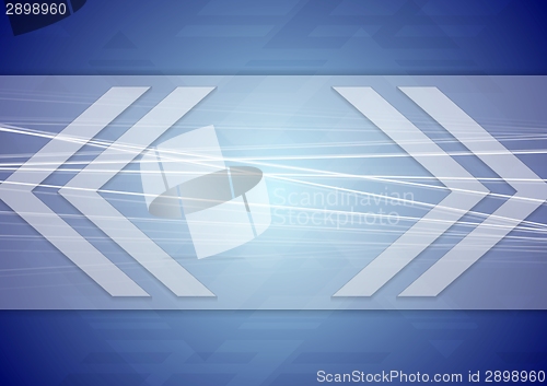 Image of Abstract tech arrows design