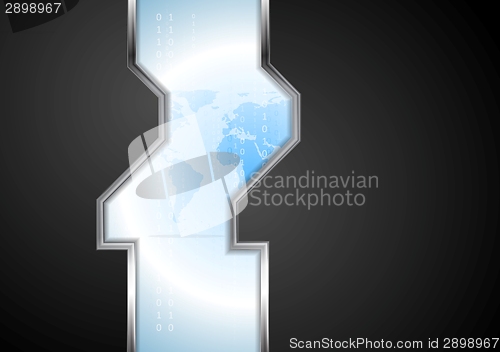 Image of Abstract hi-tech bright background