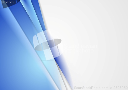 Image of Abstract blue vector background