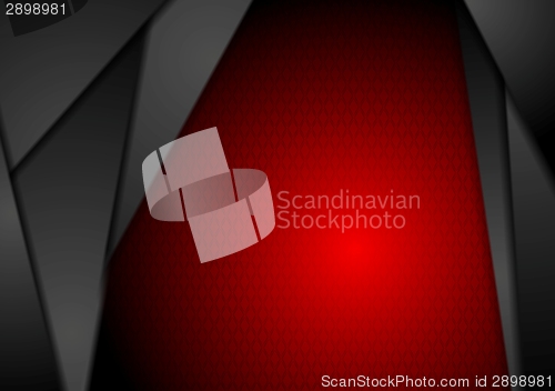 Image of Abstract dark vector tech background