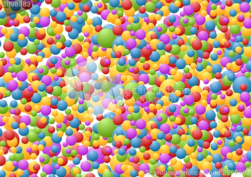 Image of Bright circles vector pattern