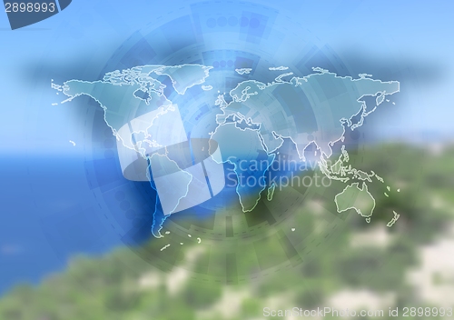 Image of Abstract vector infographics design. Gradient mesh