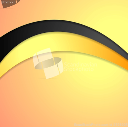 Image of Pastel colors wavy background