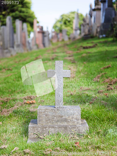 Image of Very old gravestone for a child's grave