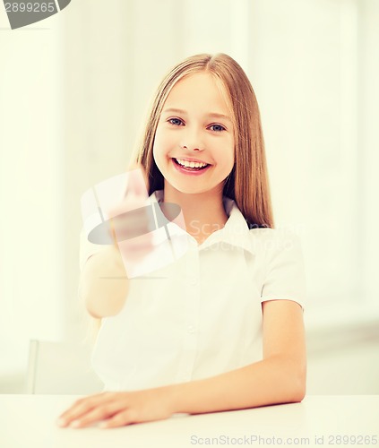 Image of student girl at school