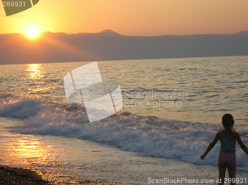 Image of Sunset in Crete