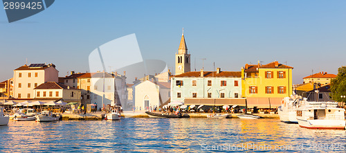 Image of Panoramic view of Fazana village, Croatia.