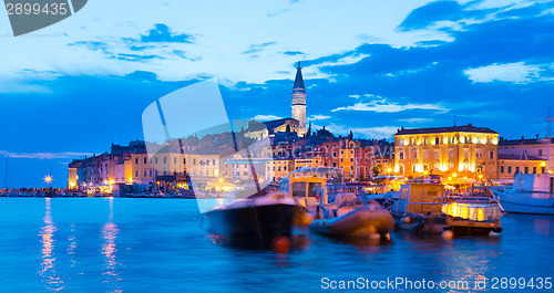 Image of Coastal town of Rovinj, Istria, Croatia.