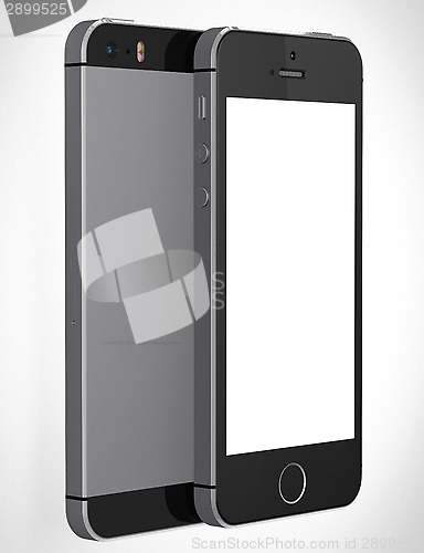 Image of Smartphone with blank screen 