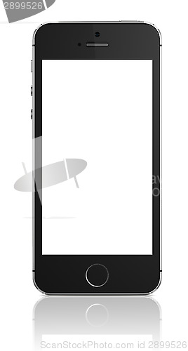 Image of Smartphone with blank screen 