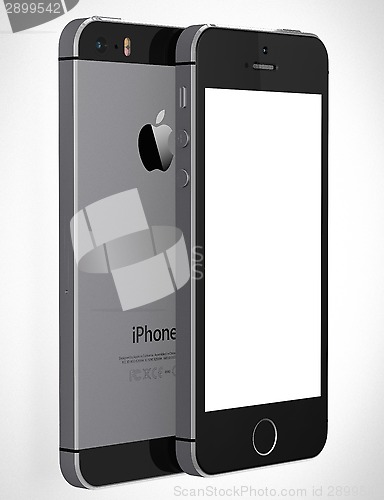 Image of iPhone 5s with blank screen