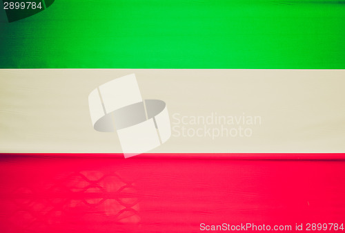 Image of Retro look Italian flag
