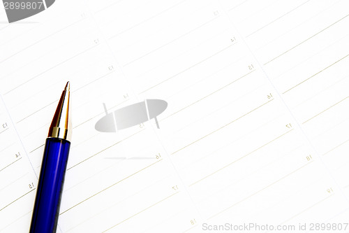 Image of Color pencil and agenda