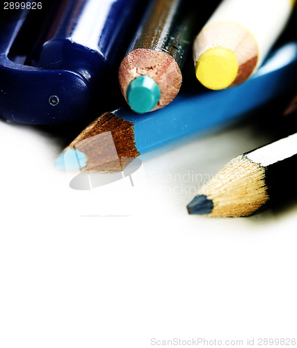 Image of Close-up pencil.