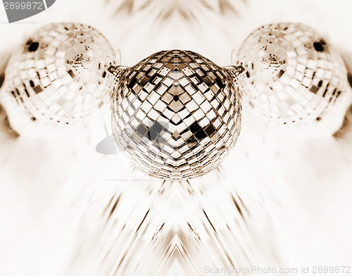 Image of White Disco globes