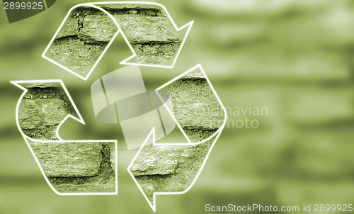 Image of Recycle symbol .