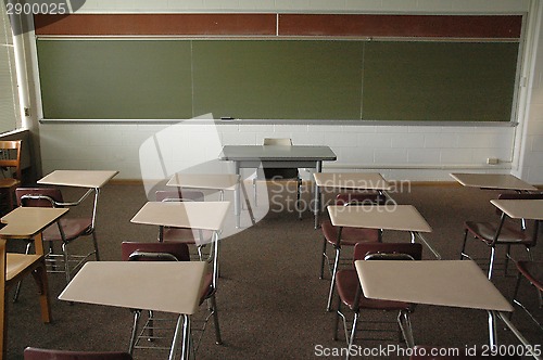 Image of Empty College Classroom
