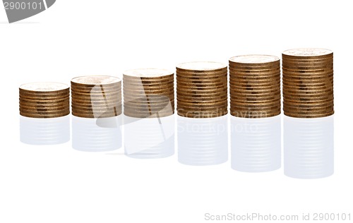 Image of Towers of coins