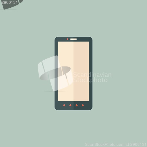 Image of Smartphone Flat Icon