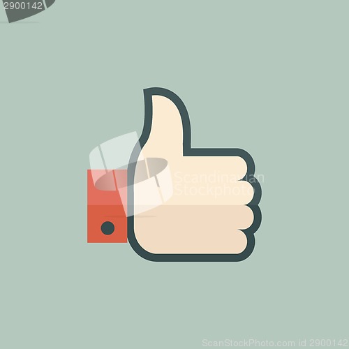 Image of Like Flat Icon