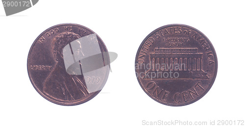 Image of American one cent coin