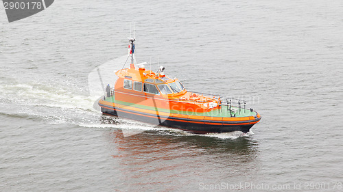 Image of Rescue boat in the water