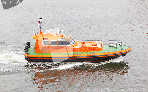 Image of Rescue boat in the water