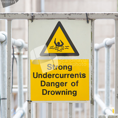 Image of Water hazard signs