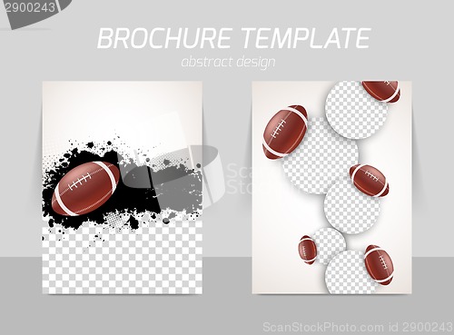 Image of flyer template design