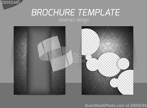 Image of flyer template design