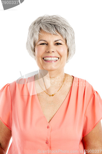 Image of Happy old woman