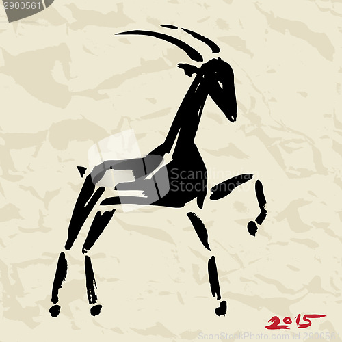 Image of Goat 2015, New year Symbol.