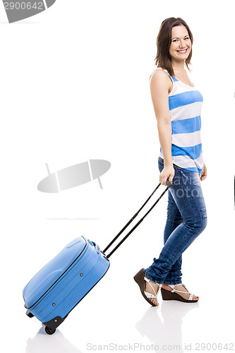 Image of Woman ready for travel