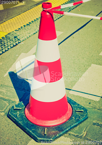 Image of Retro look Traffic cone