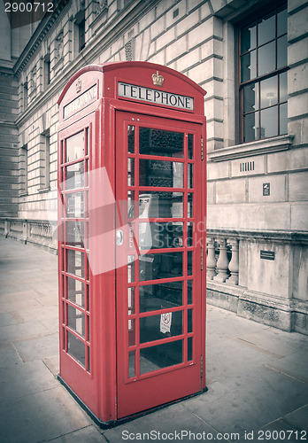 Image of Retro look London telephone box
