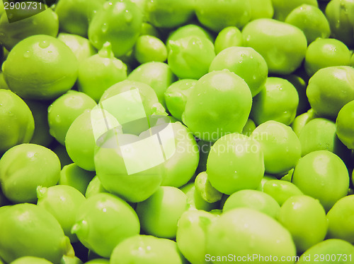 Image of Retro look Peas picture