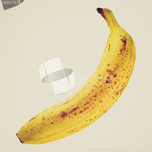Image of Retro look Banana isolated