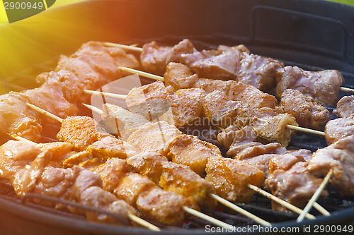 Image of 	Cooking meat