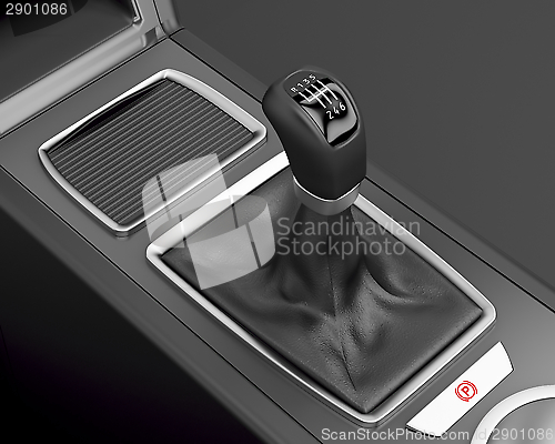 Image of Six speed gear stick