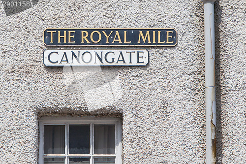 Image of Edimburgh - Royal Mile plate