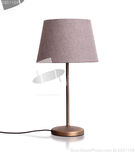 Image of Table lamp isolated