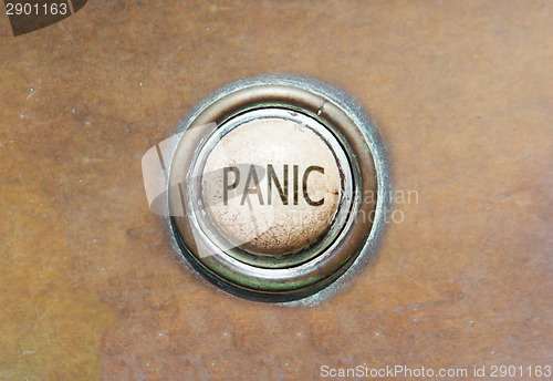Image of Old button - panic