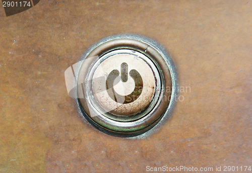 Image of Old button - power