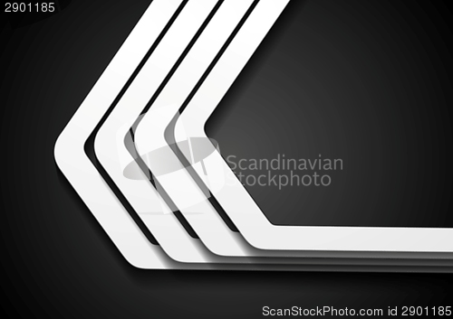 Image of Abstract dark corporate style design