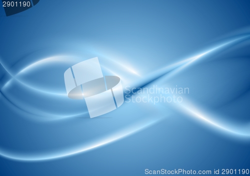 Image of Bright shiny vector waves background
