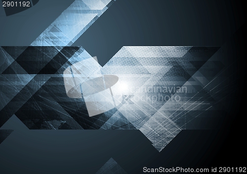 Image of Dark tech abstract background