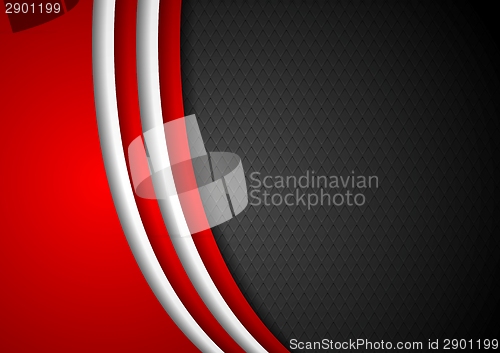 Image of Abstract dark corporate background