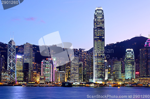 Image of Hong Kong night