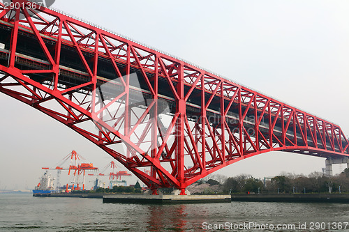 Image of Minato bridge in Osaka